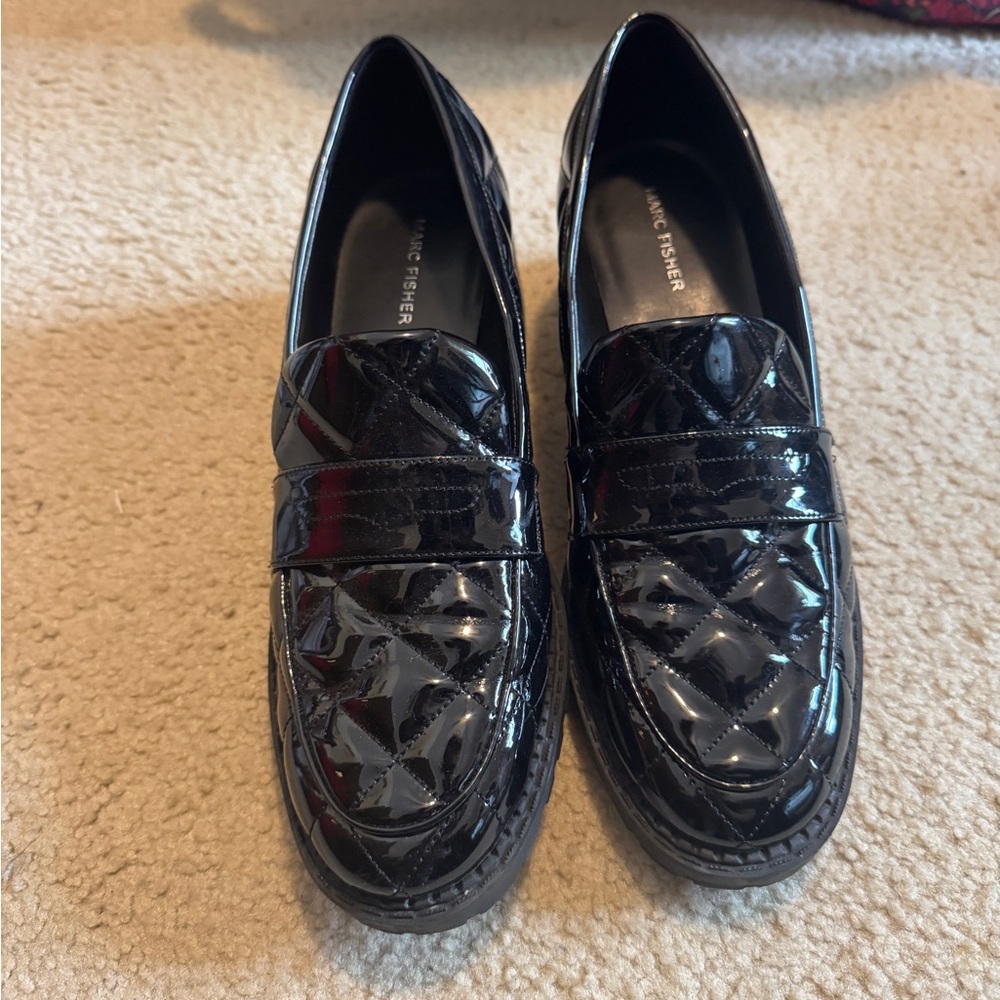 Mark Fisher Black Patent Leather Loafers